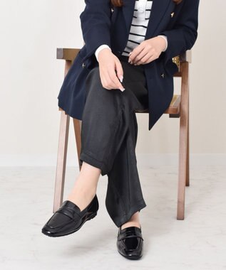 Bridget Birkin ＜3E＞【Bridget Birkin Walk】エフォートレスベルトローファー ブラックエナメル