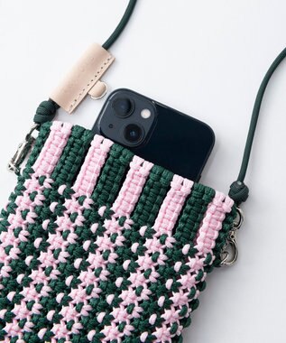 TRICOTE マクラメサコッシュバッグ 42GREEN