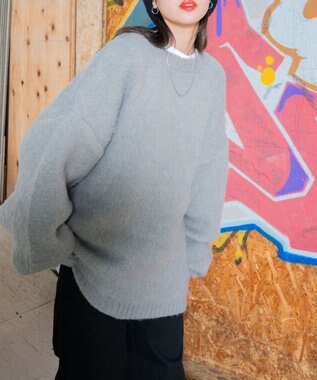 WEGO モヘアライクBIGプルオーバー