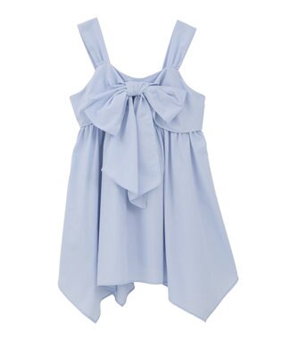 earth music&ecology リボンイレヘムチュニック Sax