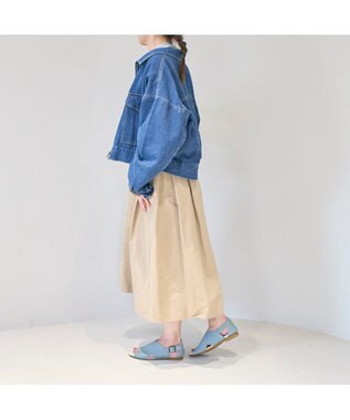 ing <ing>【WEB限定】クロスデザインサンダル ブルー