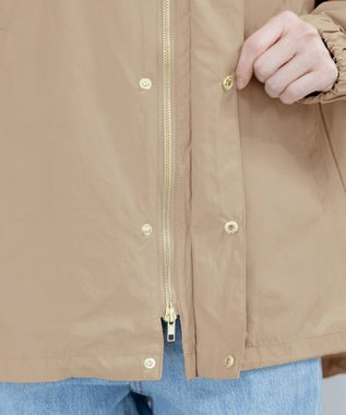 Tiaclasse L 撥水ドロストマウンテンパーカー ベージュ