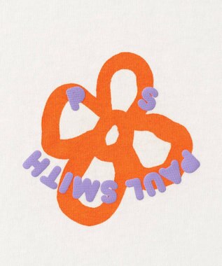 Paul Smith PS Happy Flower 半袖Tシャツ オフホワイト