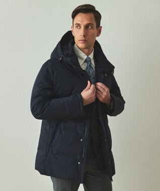 GOTAIRIKU WEB限定【仕事で着られる】ドレスダウンコート_ストレッチツイル_25年新作 ネイビー系