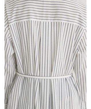 Green Parks ミドル丈シャツワンピース Navy