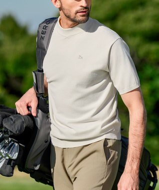 ZERO HALLIBURTON ニットモックネックTシャツ ZHG-M5S9b 82959