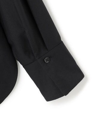 ICB L 【洗える】 レースコンビブラウス ブラック系