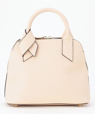 LA BAGAGERIE 【maison vert】 【超軽量/多収納】リボンハンドル2WAYバッグ ホワイト