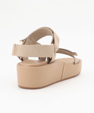 J.PRESS LADIES 【WEB限定カラーあり・撥水】ストラップ サンダル ベージュ系