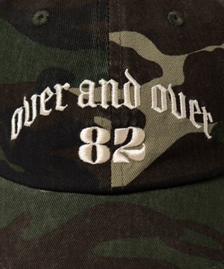 WEGO ロゴ刺繍カモフラキャップ グリーン