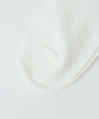 WEGO ニュアンスロゴ刺繍ショートソックス ホワイト