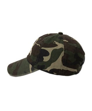 WEGO ロゴ刺繍カモフラキャップ グリーン