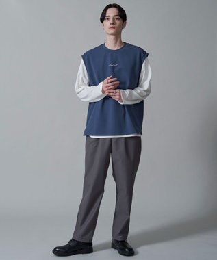 WEGO カルゼアンサンブルベスト（LS） ブルー