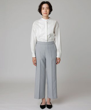 UNFILO L イージーパンツ ストレート ライトグレー系