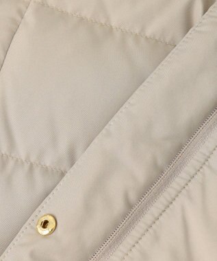 ANY SIS 【洗える】エレガンスショールカラー ミドルダウン ベージュ