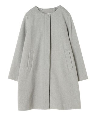 Green Parks ２ｗａｙフード取り外し比翼コート Gray