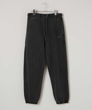 WEGO ピグメントロゴスウェットパンツ スミクロ