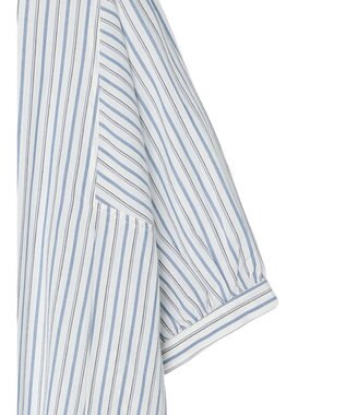 Green Parks Ｉ　切替ロングシャツワンピース Stripe