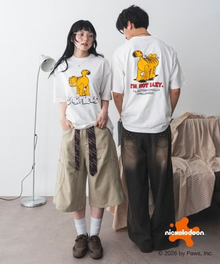 WEGO 【ユニセックス着用ITEM】GARFIELDグラフィックT（SS） ホワイト
