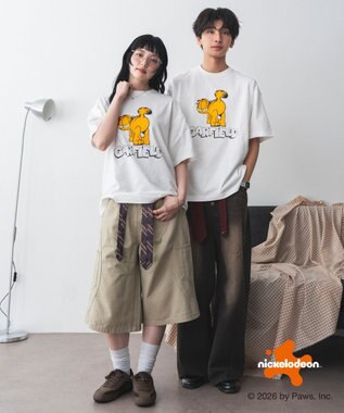 WEGO 【ユニセックス着用ITEM】GARFIELDグラフィックT（SS） ホワイト