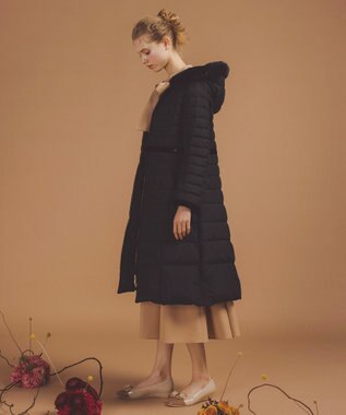 TOCCA 【消臭】HEART SHOT ロングダウンコート ネイビー系