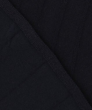 ANY SIS L 【洗える】ペプラム ニット ネイビー