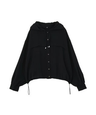 earth music&ecology 【予約】シアーシャツブルゾン ブラック