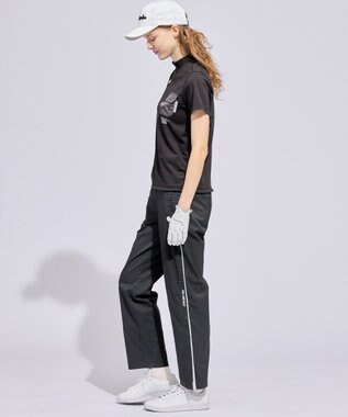 PW CIRCULUS 【WOMEN】サイドボタン デザインパンツ ゴルフウェア レディース ブラック系