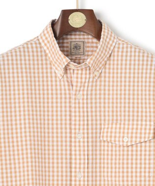 J.PRESS MEN 【WEB・一部店舗限定】サッカーギンガムチェック シャツ/B.D イエロー系3