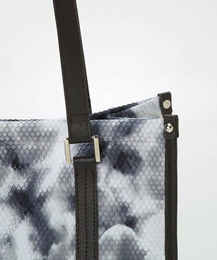 TOPKAPI 【TREASURE TOPKAPI】メッシュ ダブルプリント A4 トートバッグ ブラック