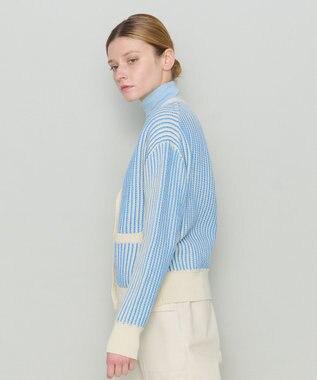 JOSEPH 【洗える】バイオテープコットン　カーディガン Dark Arctic