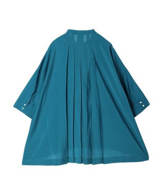 AMERICAN HOLIC 接触冷感バンドカラーチュニック Blue Green