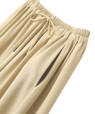 YECCA VECCA コクーンドレープワイドパンツ Beige