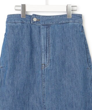 J.PRESS YORK STREET 【WOMEN】ソフトデニムスカート ダルブルー系