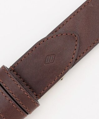 JOSEPH ABBOUD 【キングサイズ・日本製】ディナオイルスクイーズベルト ダークブラウン系