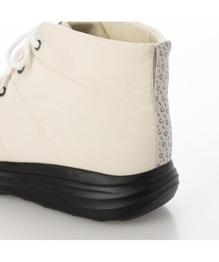 MODE ET JACOMO <D'ICI>【軽量】レースアップショートブーツ アイボリー