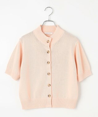 #Newans 〈花乃まりあさんコラボ〉コットンコードカーディガン ピンク