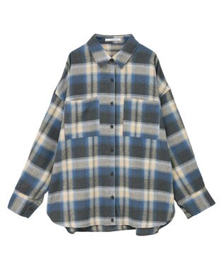 Green Parks ・ＥＬＥＮＣＡＲＥ　ＤＵＥ　２ｗａｙチェックビックシャツ Blue