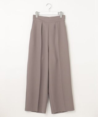 Feroux サスペンダー付きハイウエスト パンツ ライトグレー系