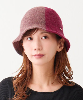 ATRENA 【日本製】FLUFFLY TRICOLOR ウールバケットハット