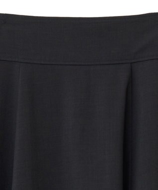 earth music&ecology シアーバックレースアップフレアスカート Black