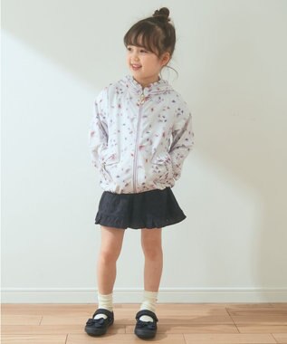 ANY KIDS オーバーレースキュロット ネイビー系