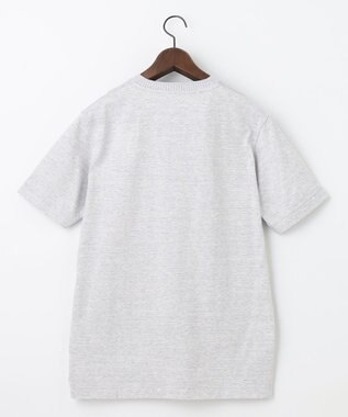 JOSEPH ABBOUD 【オリジナルオーガニックコットン使用】JOE COTTONサッカー Vネック Tシャツ ライトグレー系7
