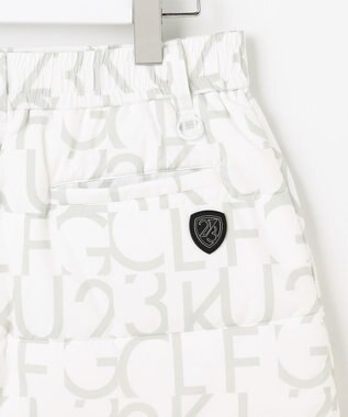 23区GOLF 【WOMEN】中綿ロゴプリントスカート ホワイト系5