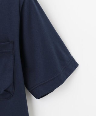 JOSEPH ABBOUD MOUNTAIN 【UNISEX】ASHA_OG_OGリップコンビ ポロシャツ ネイビー系