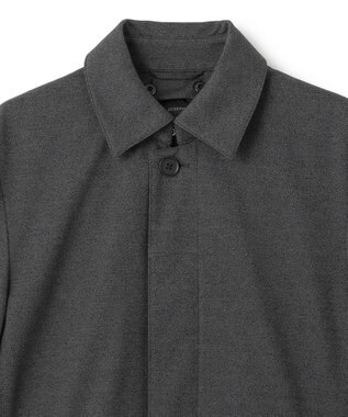 JOSEPH HOMME ムリネジャガードジャージー　ステンカラーコート グレー系