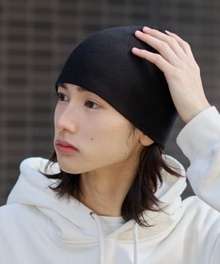 WEGO 【ユニセックス着用ITEM】シングルニットワッチ ブラック