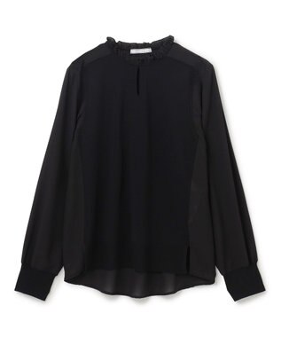 BEIGE， CLARISSE / タイニーフリルニット Black