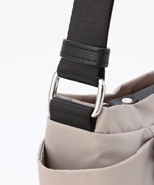 LA BAGAGERIE 【MONICA】ラウンドショルダーバッグ ライトグレー