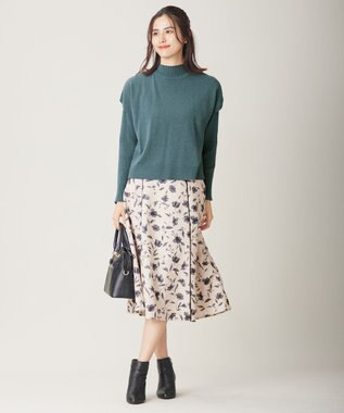 ANY SIS S 【洗える】ニットベストツイン セット ブルーグリーン